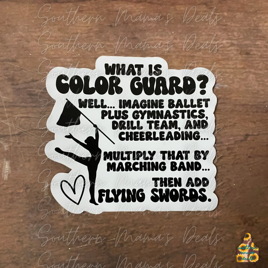 Color Guard Vinyl Sticker