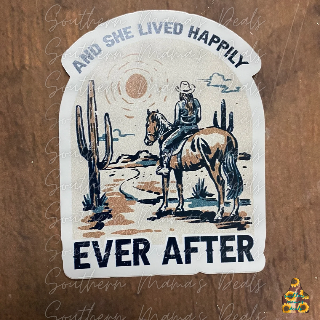 Happily ever Vinyl Sticker