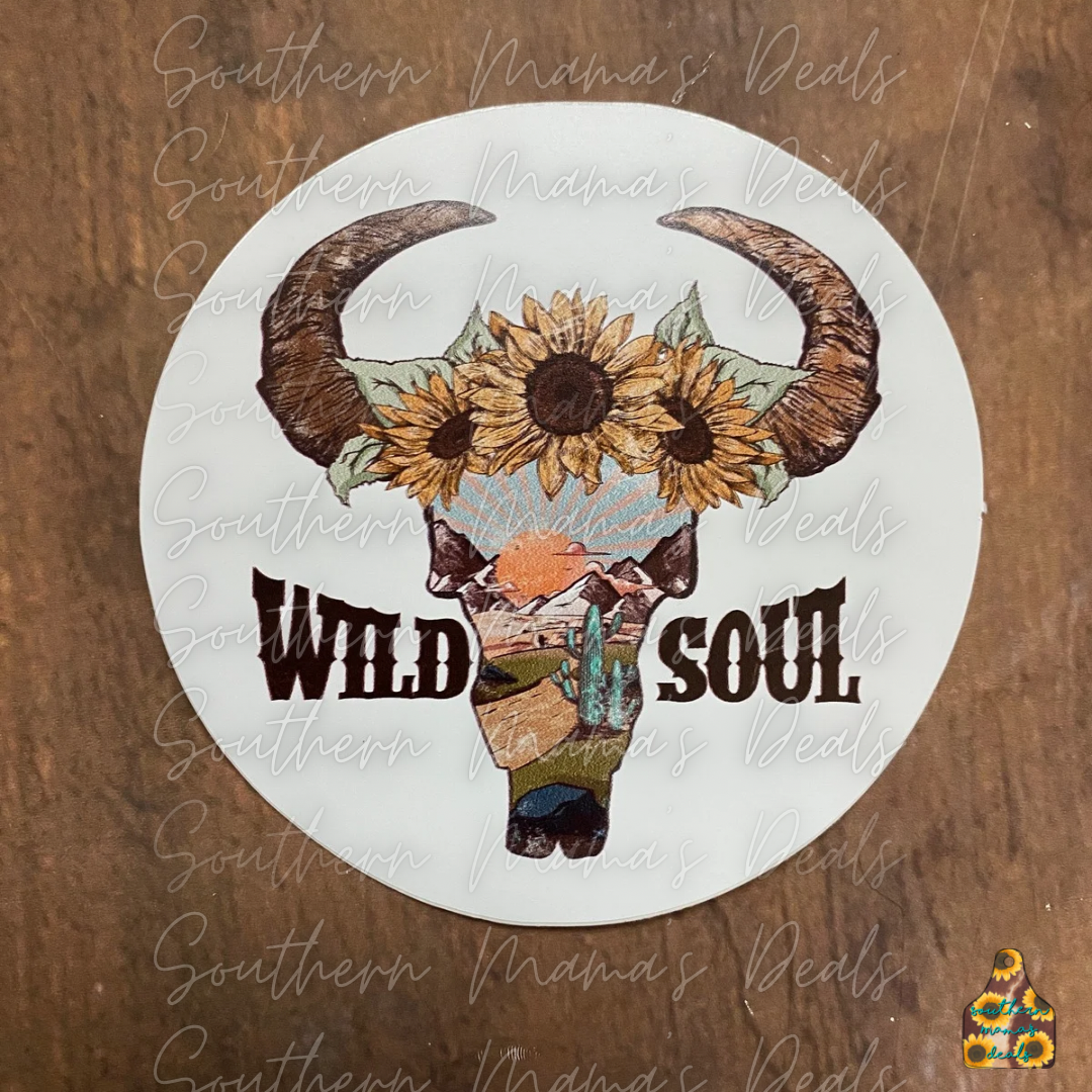 Wild soul Vinyl Sticker