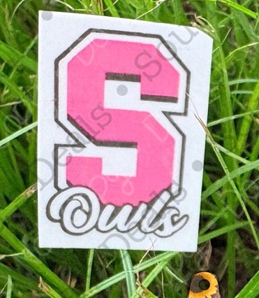 *PINK OUT* 💜SEYMOUR OWLS🤍Temporary Tattoos • Buy 3 get 1 free • PICK UP ONLY