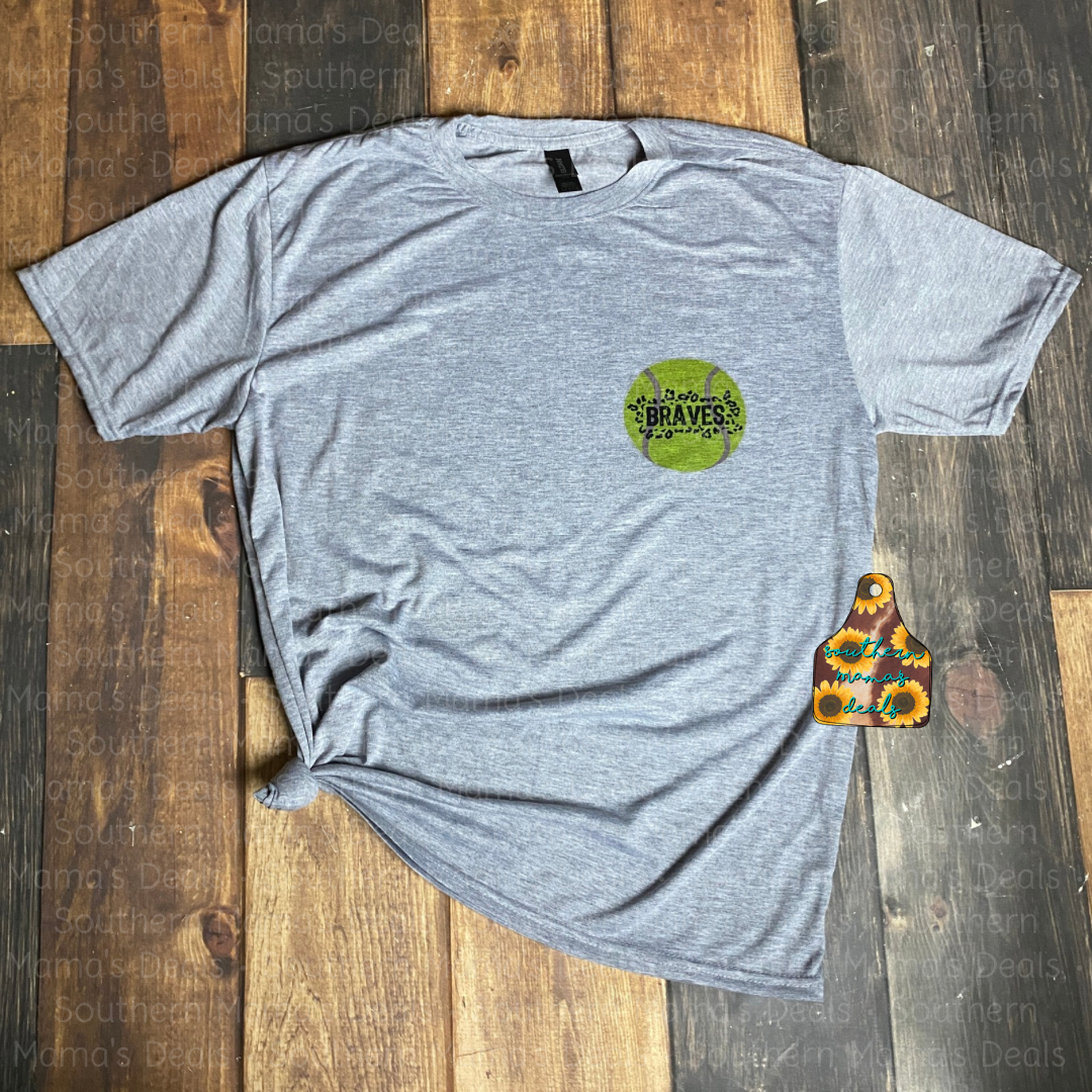 Braves Love All Tennis Tee