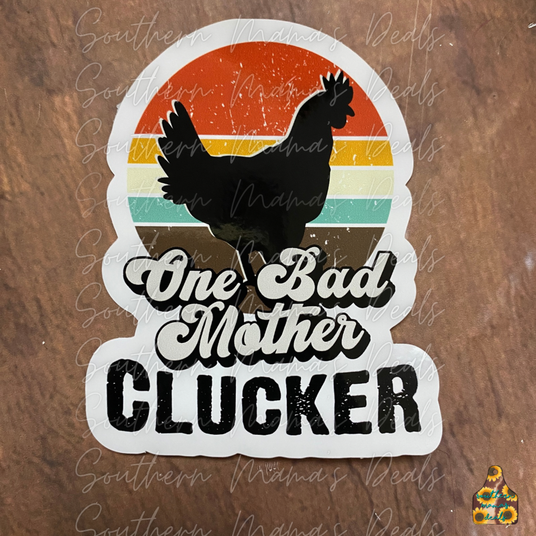 Chicken-Mother Vinyl Sticker