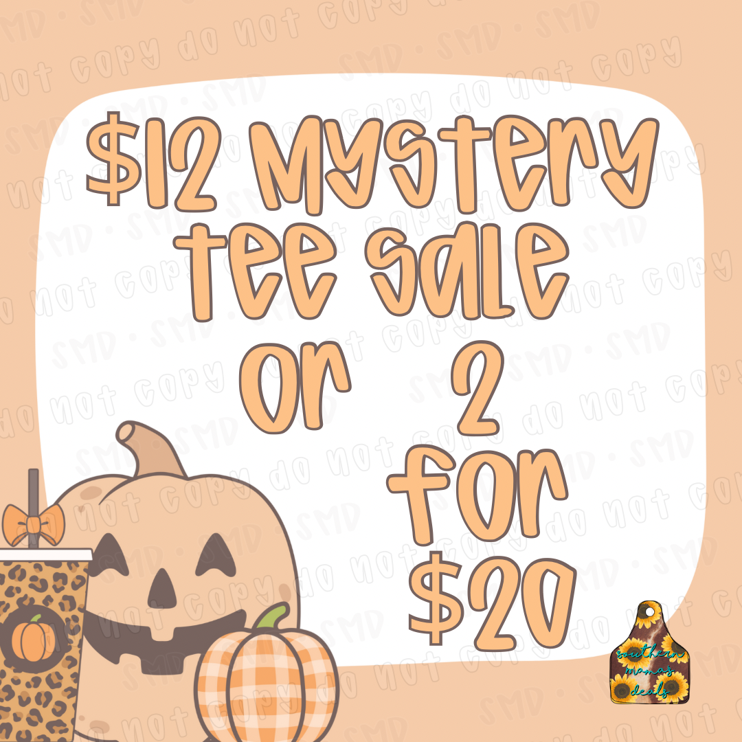 Mystery $12 tee sale
