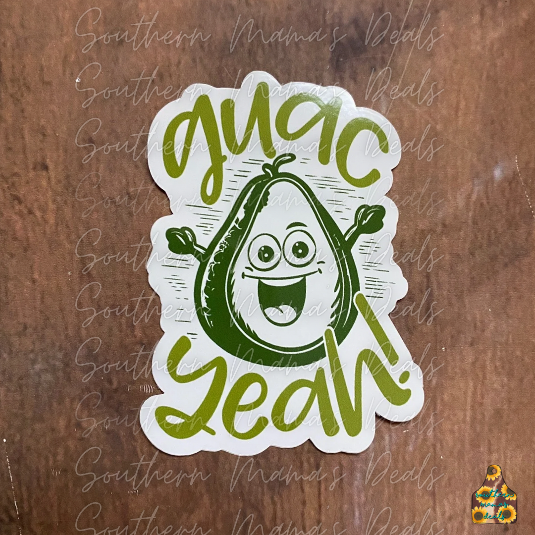 Guac Vinyl Sticker