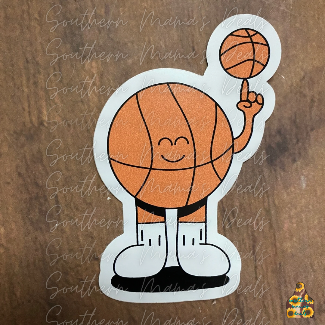 Basketball Guy Vinyl Sticker
