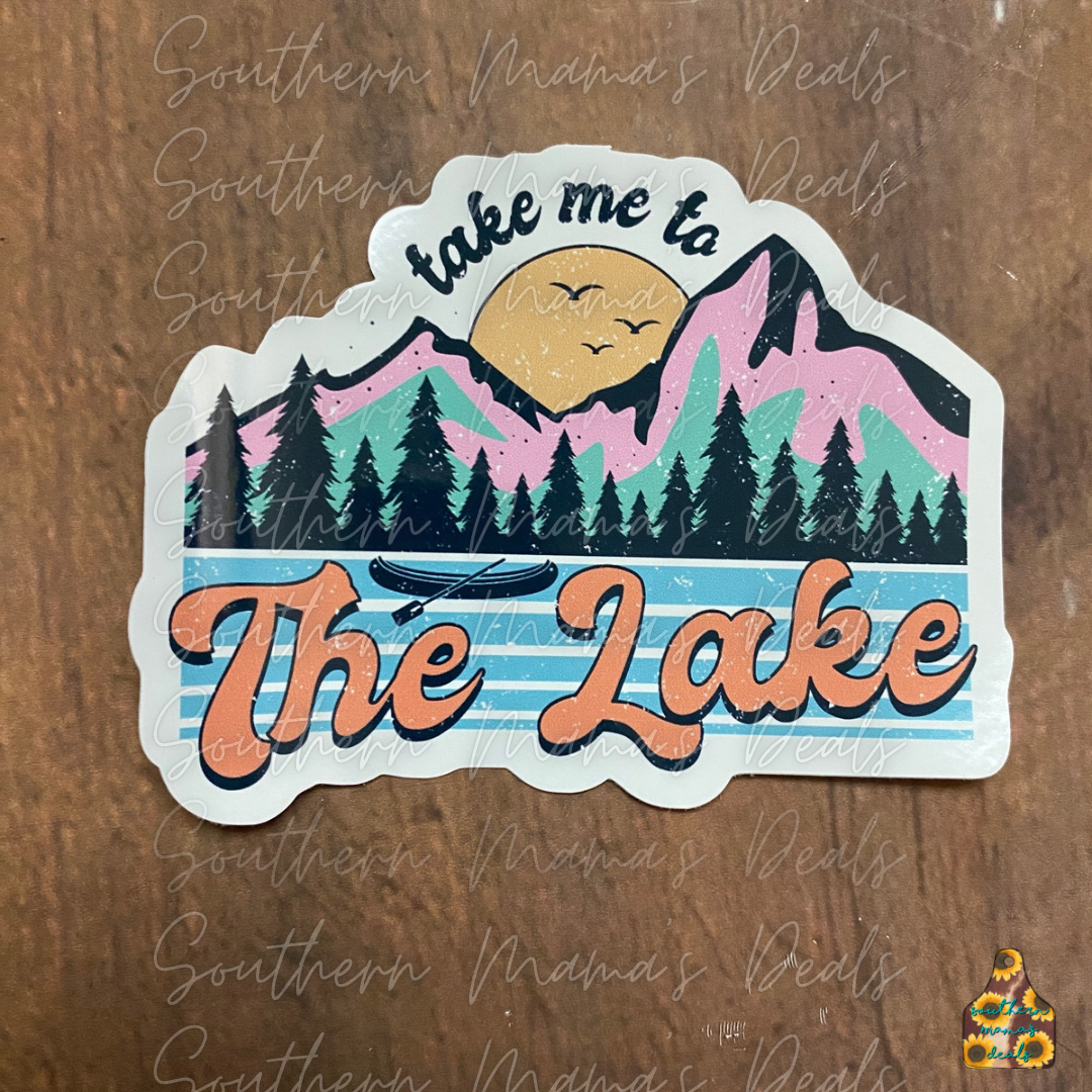 The Lake Vinyl Sticker
