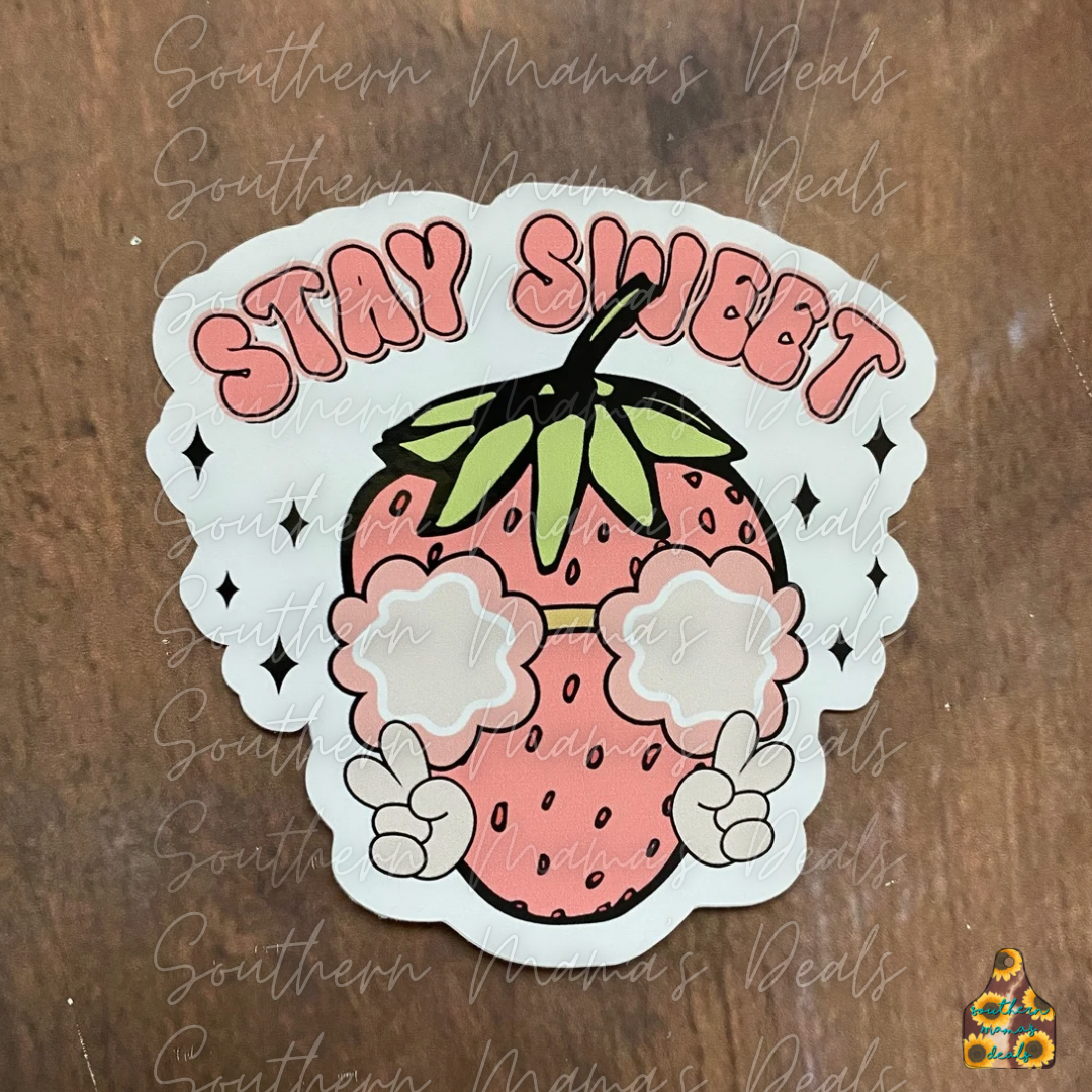 Strawberry Sweet Vinyl Sticker