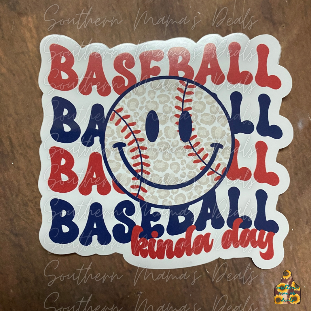 Baseball Stacked-Vinyl Sticker