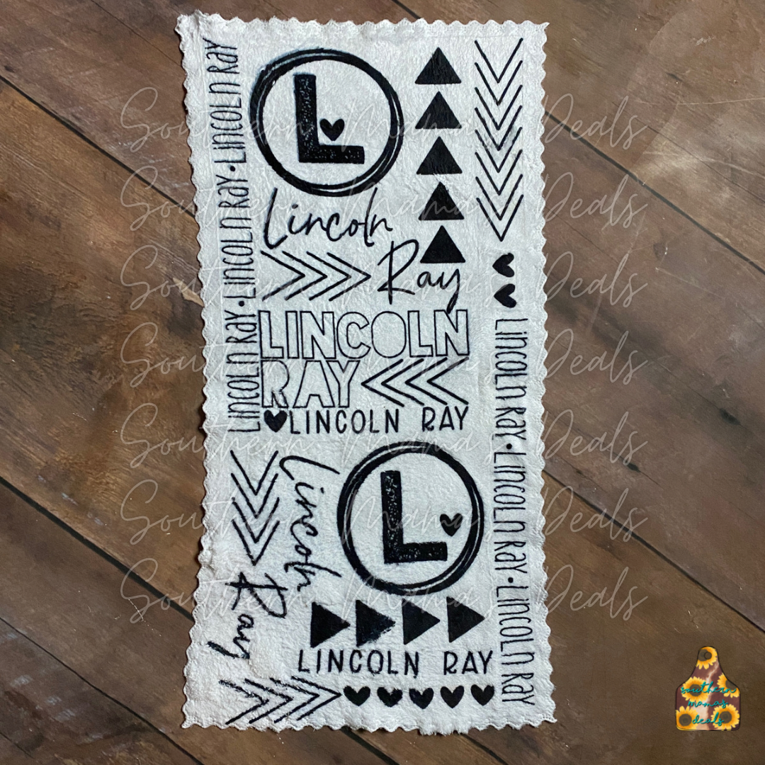 SMD Custom Baby Burp Rags