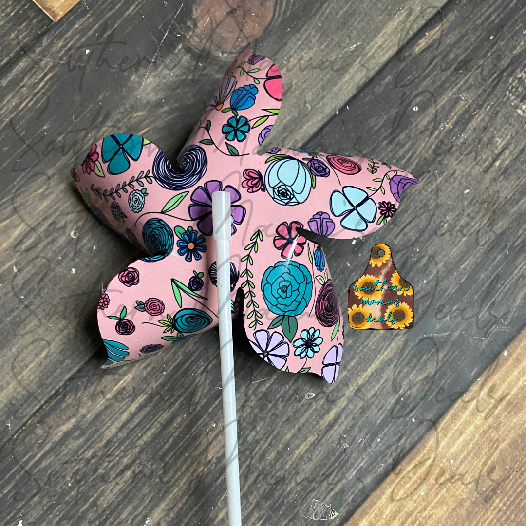 𖣘Floral Pinwheel𖣘