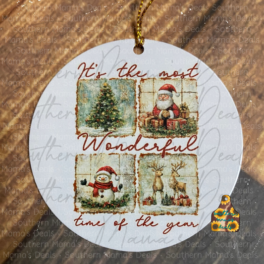 It's the Most Wonderful Time Ornament