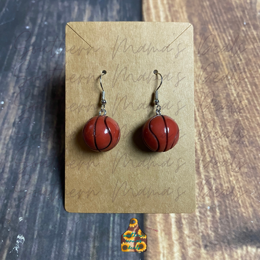 Basketball (Small) Earrings