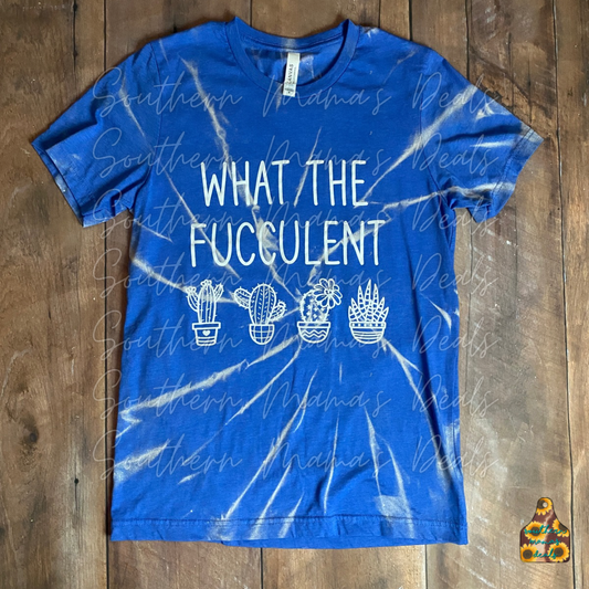 What the Fucculent M Bleached Tee