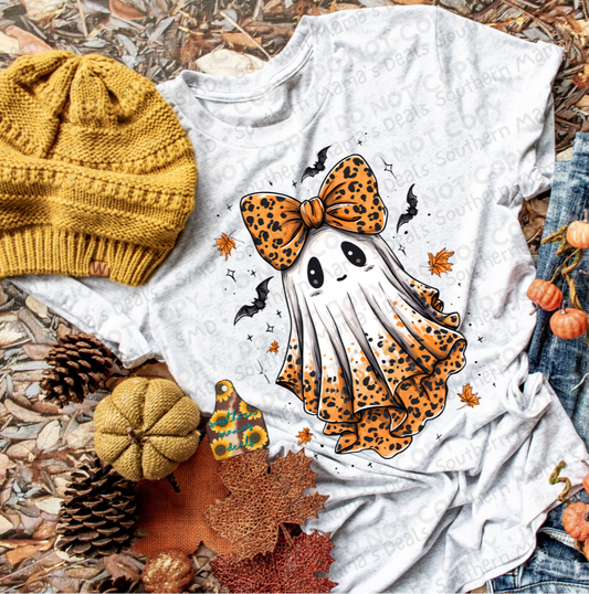 Leopard Print Ghost Tee