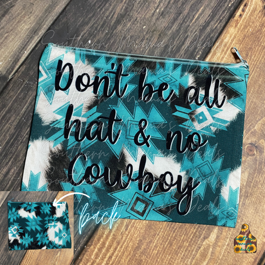 Don’t be all hat & no Cowboy Make-Up Bag