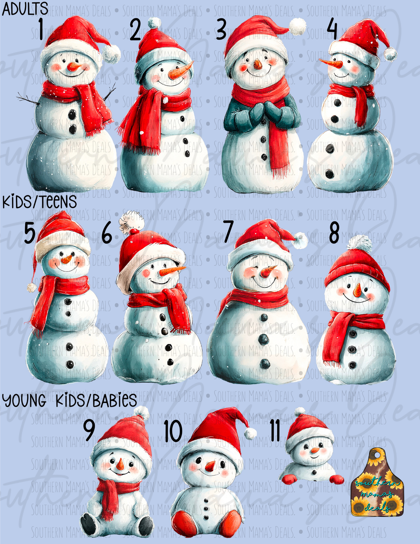 Custom Snowman Ornament