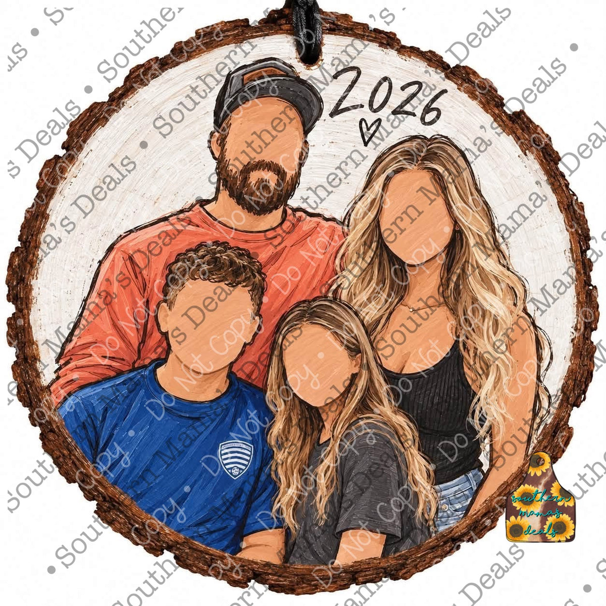 CUSTOM PHOTO ORNAMENT